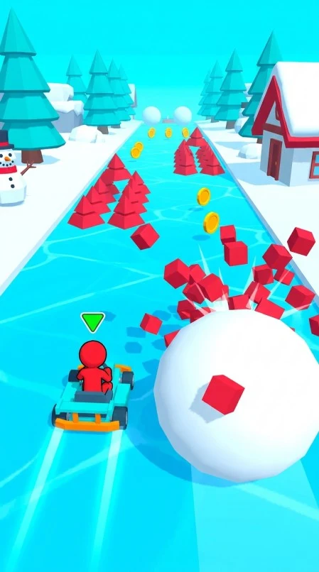 Snowball Dash Run screenshot
