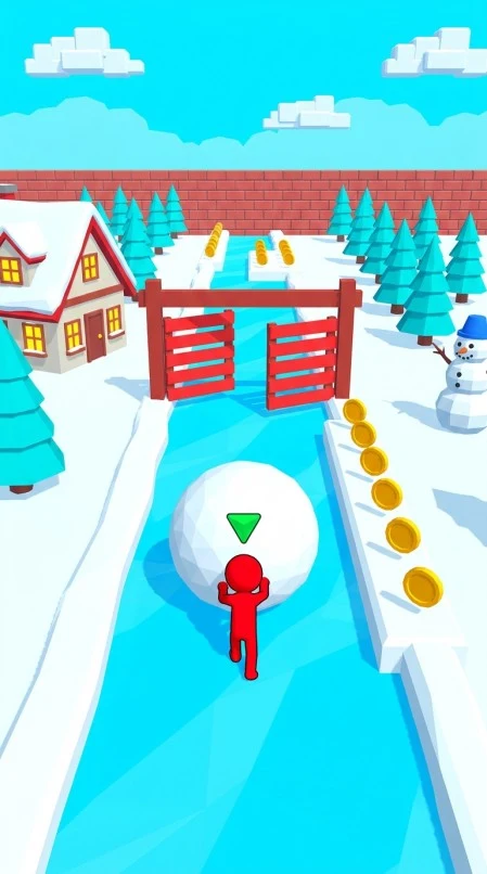 Snowball Dash Run screenshot