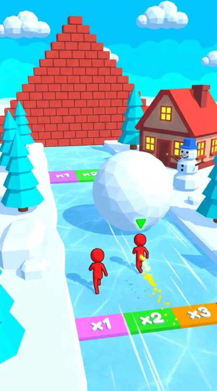Snowball Dash Run screenshot